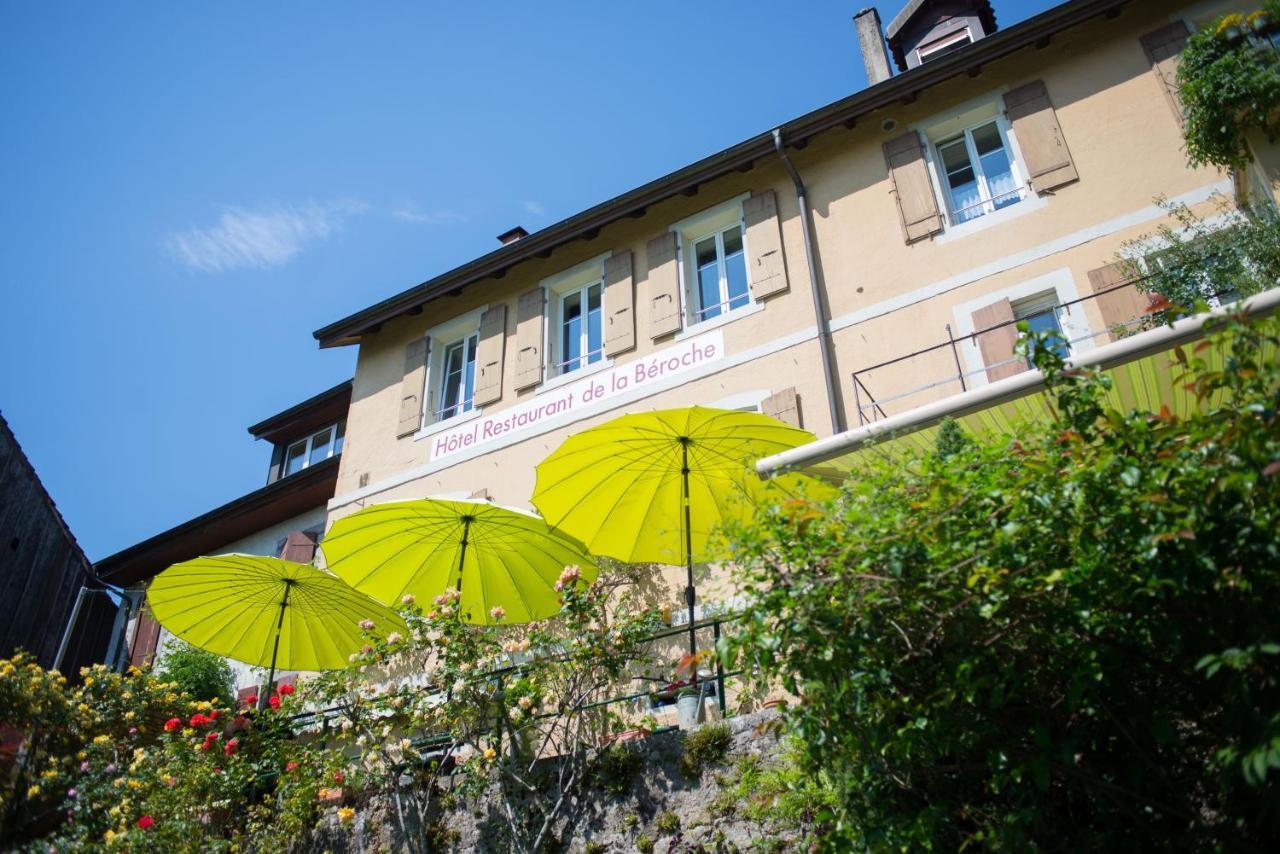 Hotel De La Beroche Saint-Aubin-Sauges Eksteriør bilde